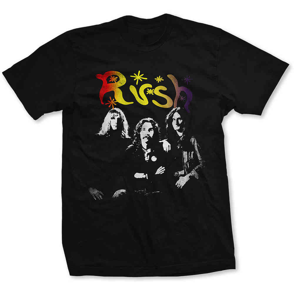 Rush - Photo Stars Heren Tshirt - Zwart